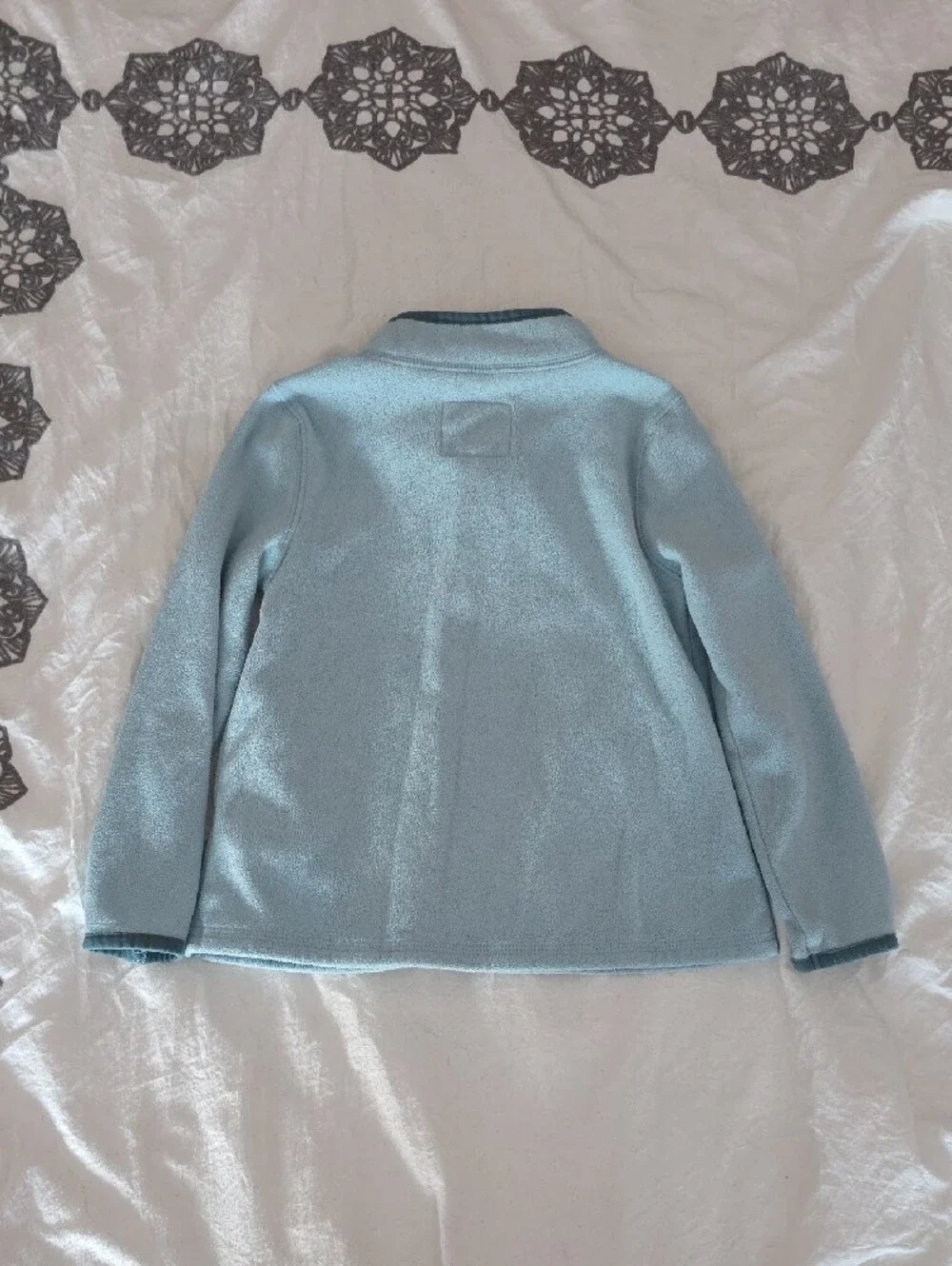 OshKosh B'gosh Light Blue Full-Zip Teddy Jacket